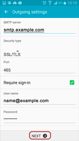 Image How to set up email on Android