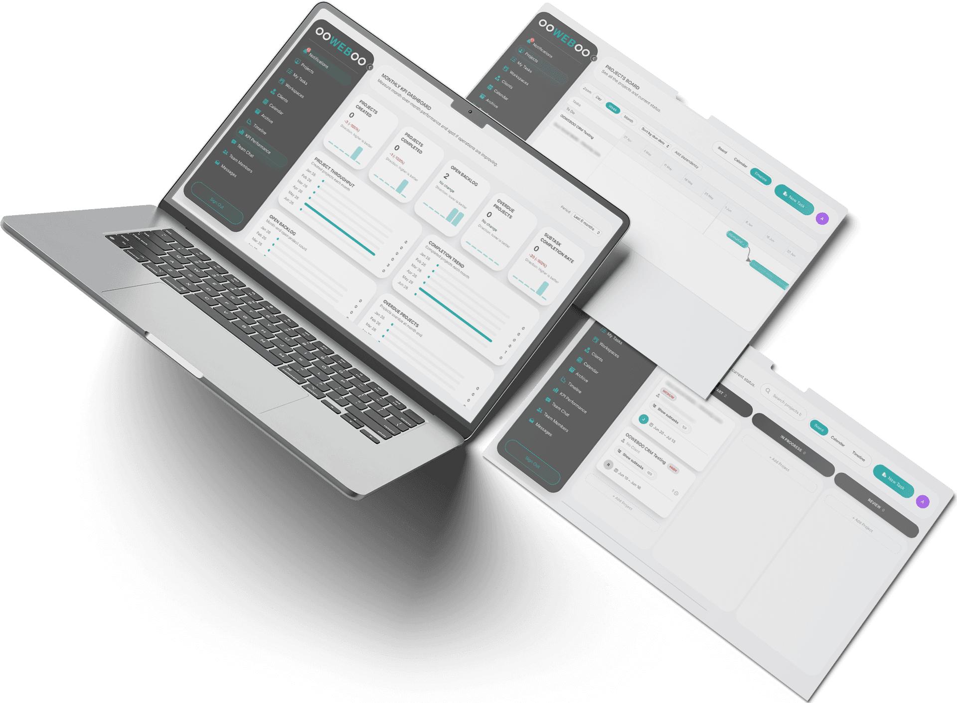 OOWEBOO Web Engineers App Showcase Image